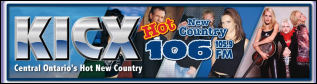 Central Ontario's Hot New Country, KICX 106